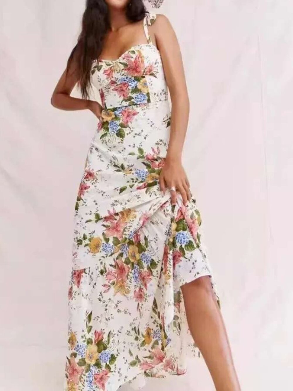 Reformation Jasen Maxi Dress Marie Antoinette Floral Size 0
